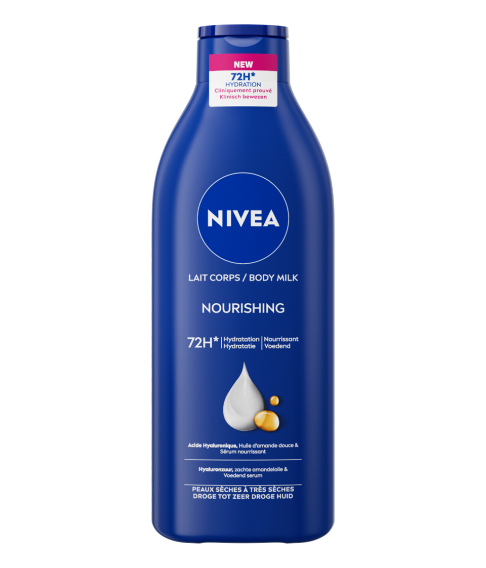 Nivea Bodymilk 400 ml.	Verzorgend (Droge Huid)