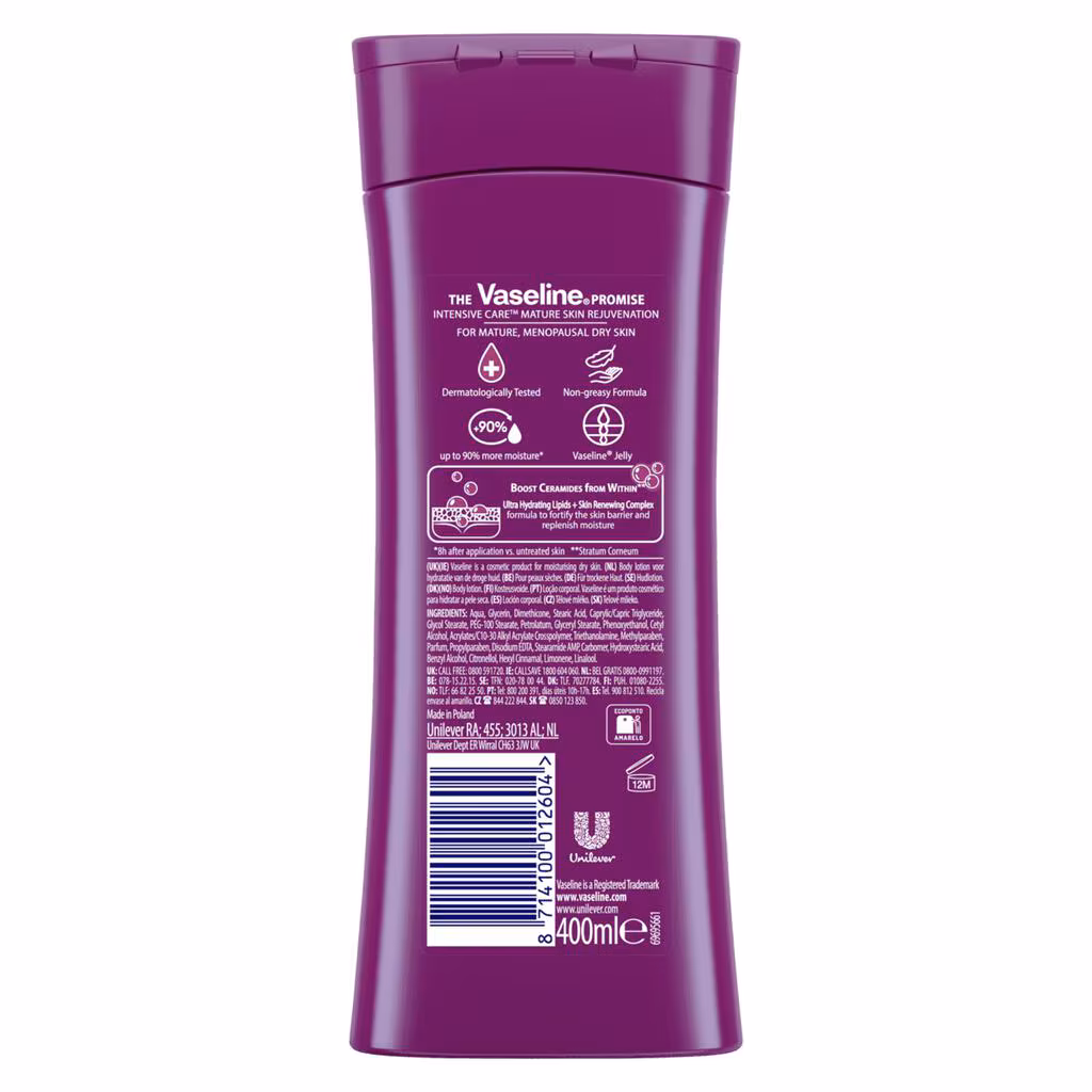 Vaseline Lotion 400 ml.	Mature Skin