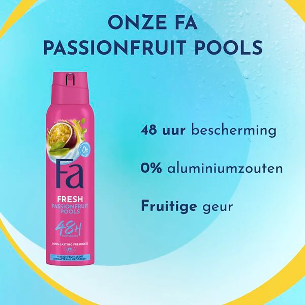 FA Deospray 150 ml.	Passionfruit