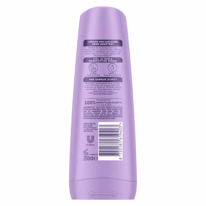 Andrelon Conditioner 200 ml.(Nieuw)	Levendige Kleur