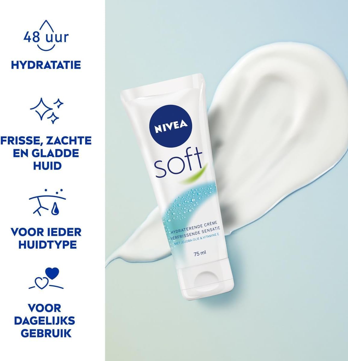 Nivea Creme Soft 75 ml.	Tube