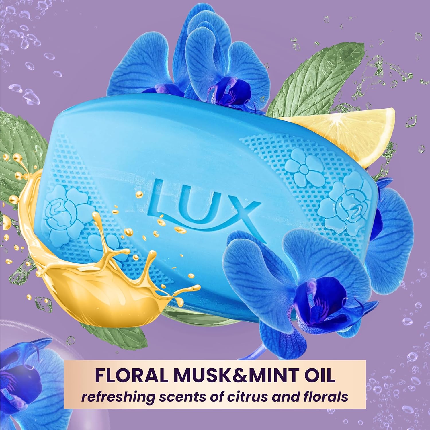Lux Toiletzeep 80 gr.	Blauw (Aqua Sparkle)