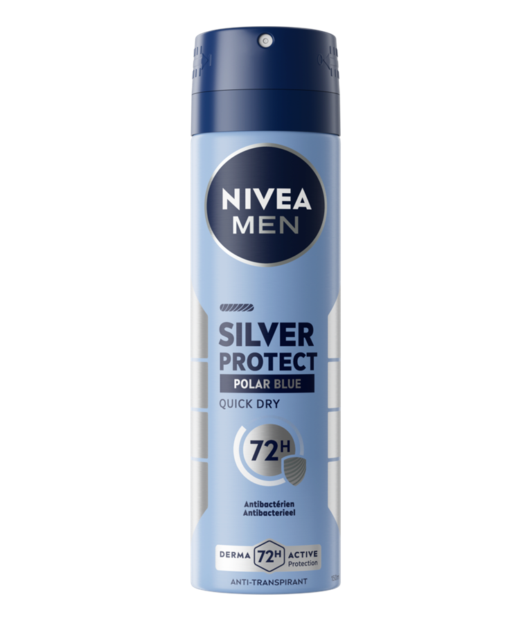 Nivea Deospray 150 ml. MEN	Silver Protect Polar Blue