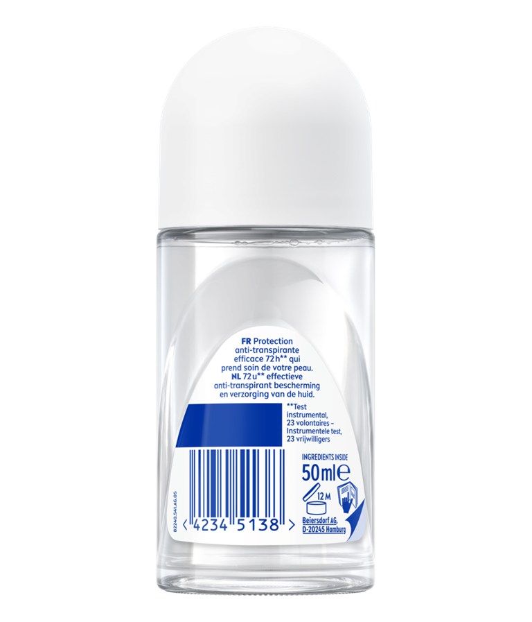 NIVEA Roll-On 50 ml – Black & White Invisible Max Protection