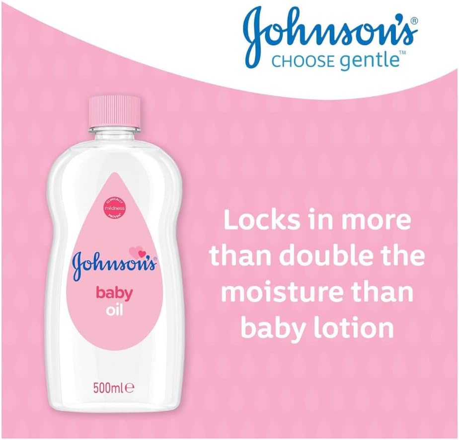 Johnson's Baby Olie 500 ml.	Roze