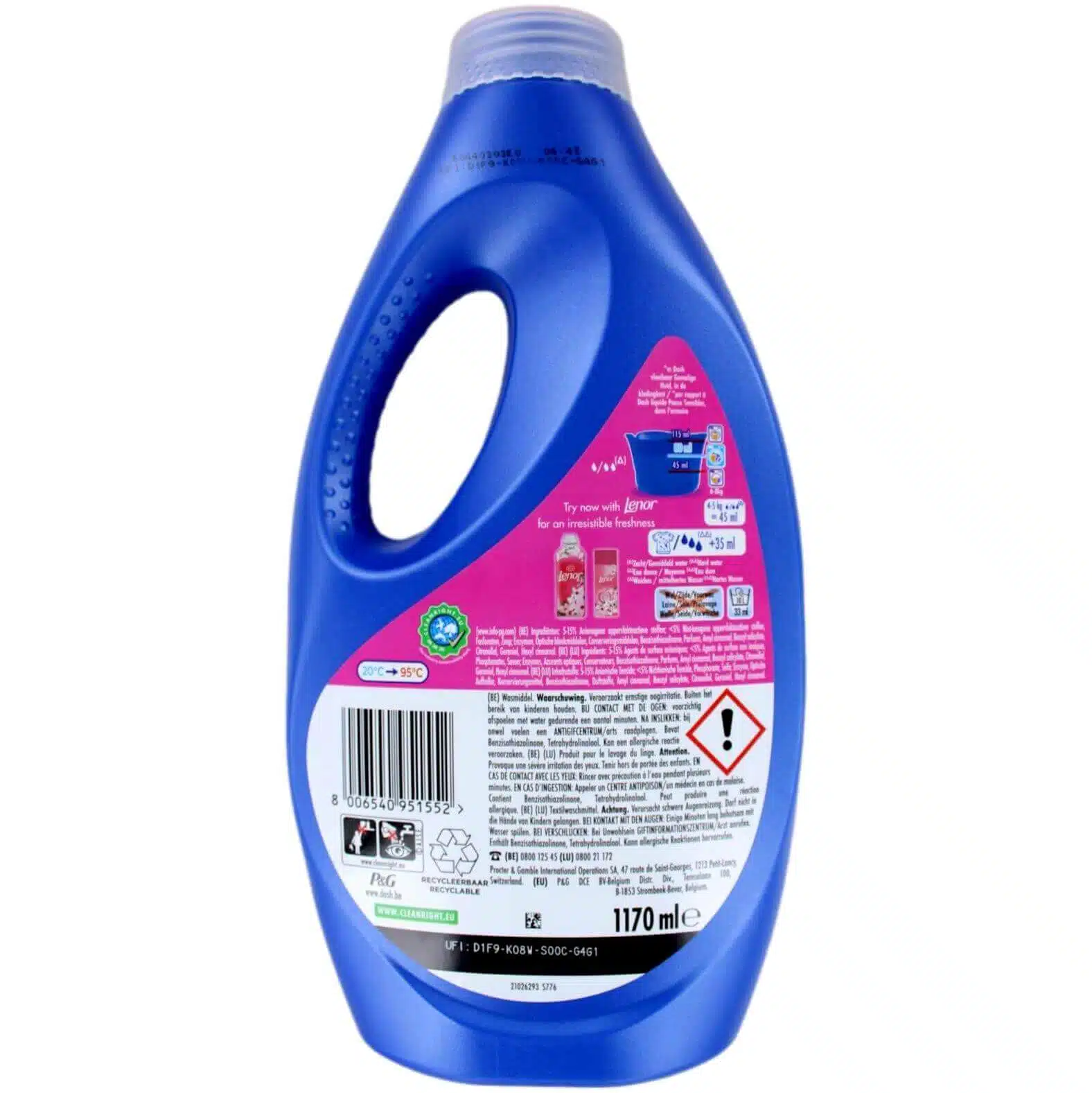 Dash Vloeibaar 1170 ml/26 sc	"Lenor Collection"  Kersenbloesem