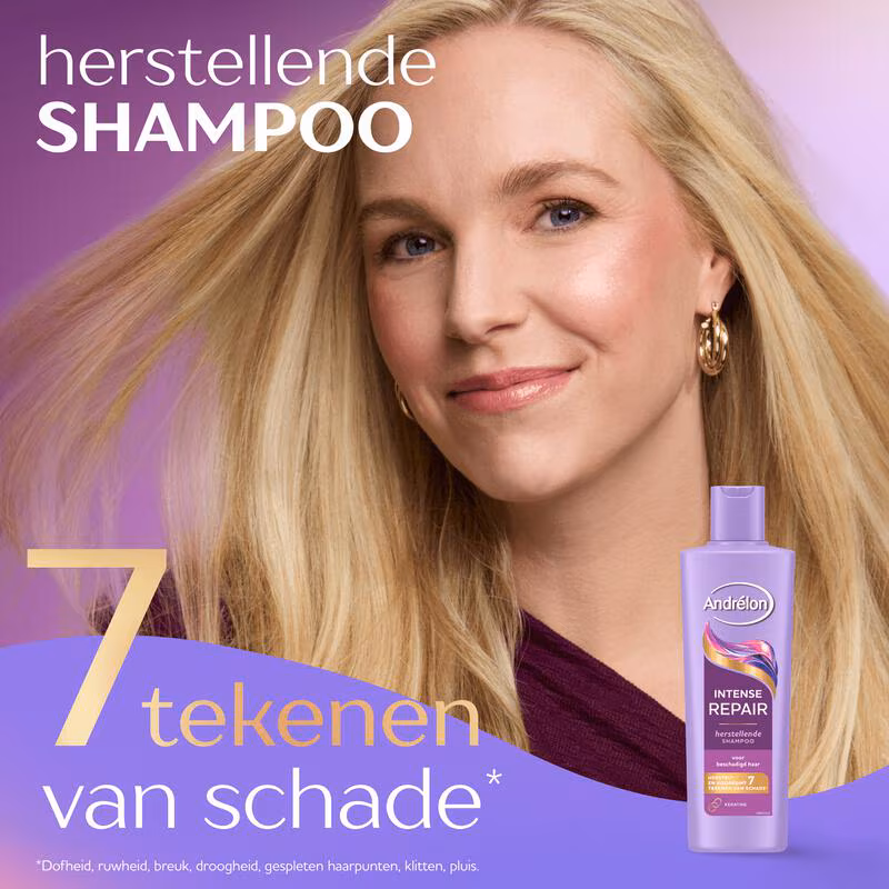 Andrelon Shampoo 250 ml.(Nieuw)	Intense Repair