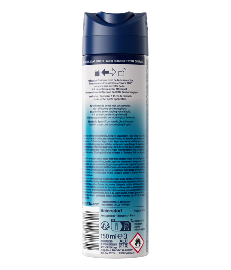 Nivea Deospray 150 ml. MEN	Cool Kick Fresh 48H