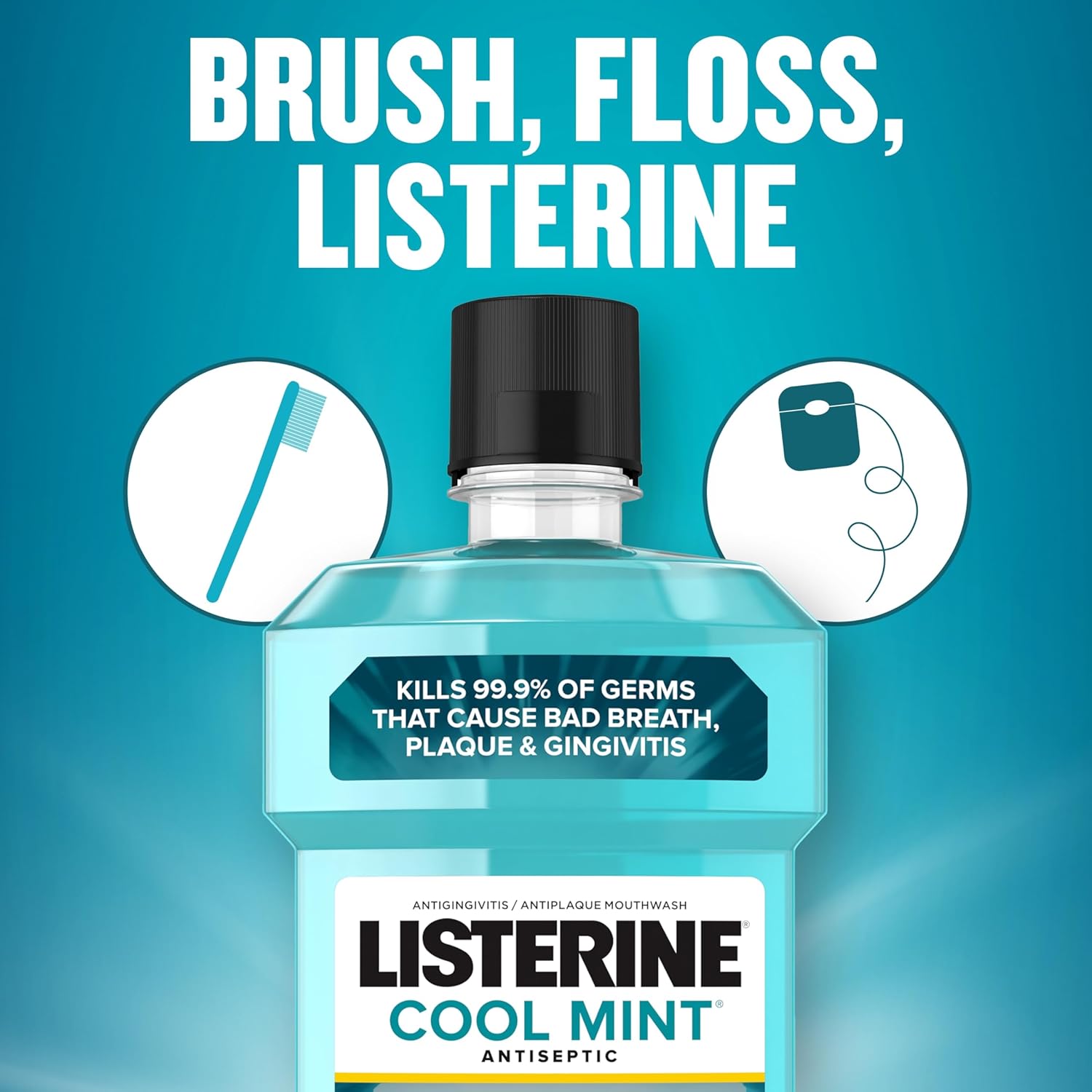 .Listerine Mondwater 500 ml – Cool Mint