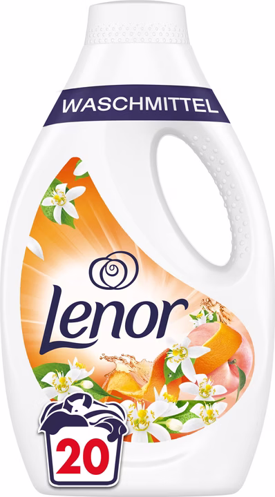 Lenor Universeel Wasmiddel Vloeibaar Sinaasappelbloesem & Perzik 1L