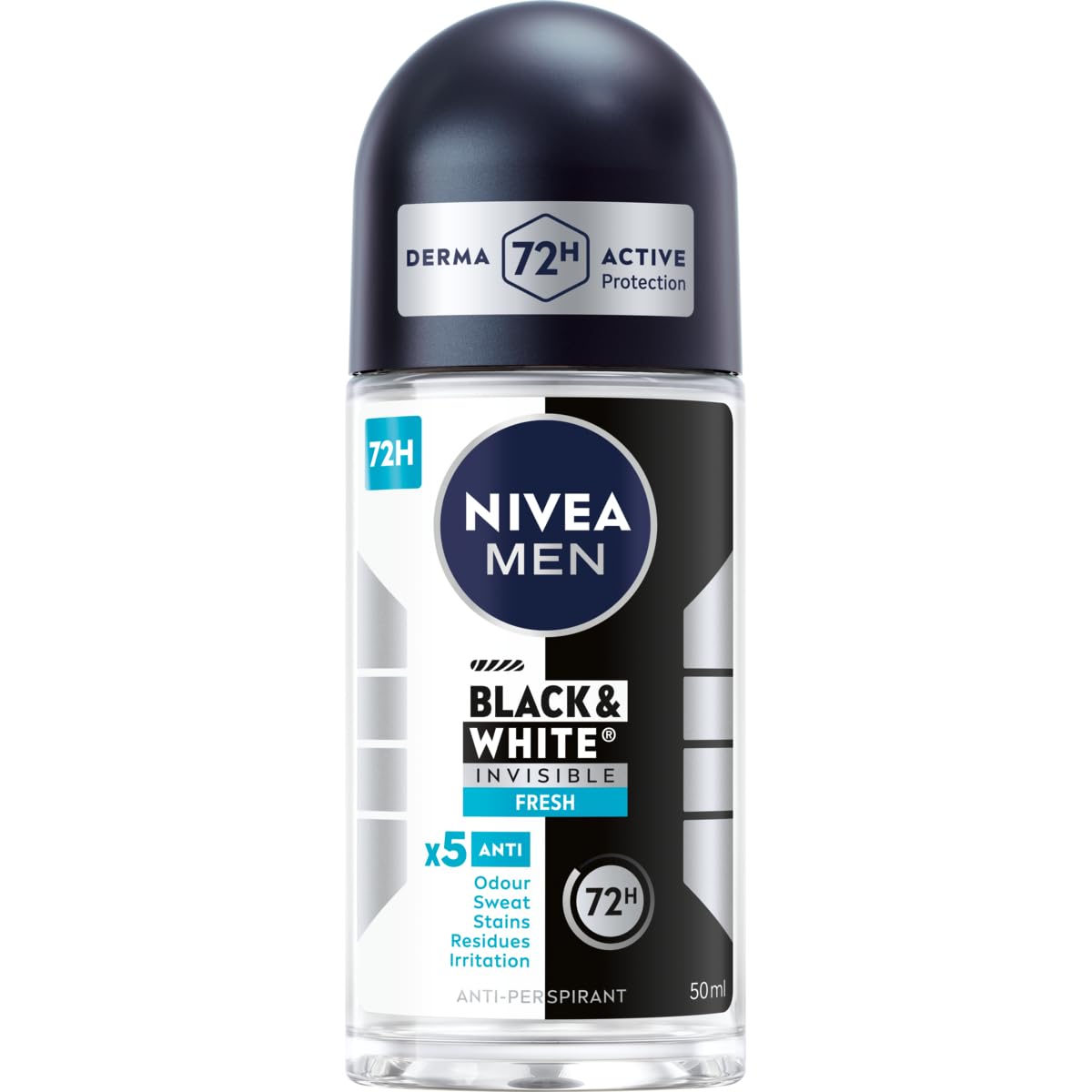 Nivea Roll-On 50 ml. For Men	Black & White Invisible Fresh