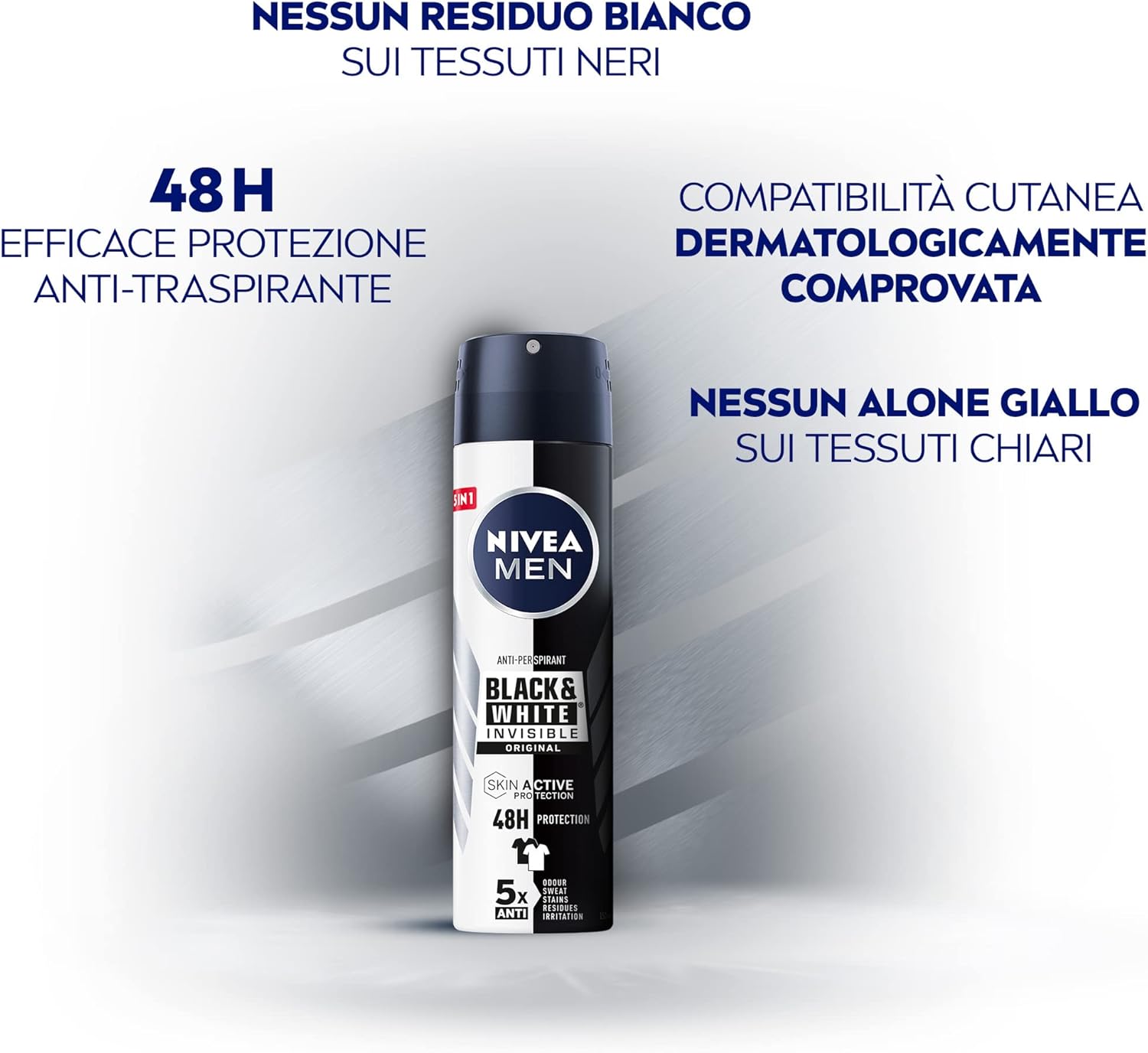 Nivea Deospray 150 ml. MEN	Black & White Maximum Protection