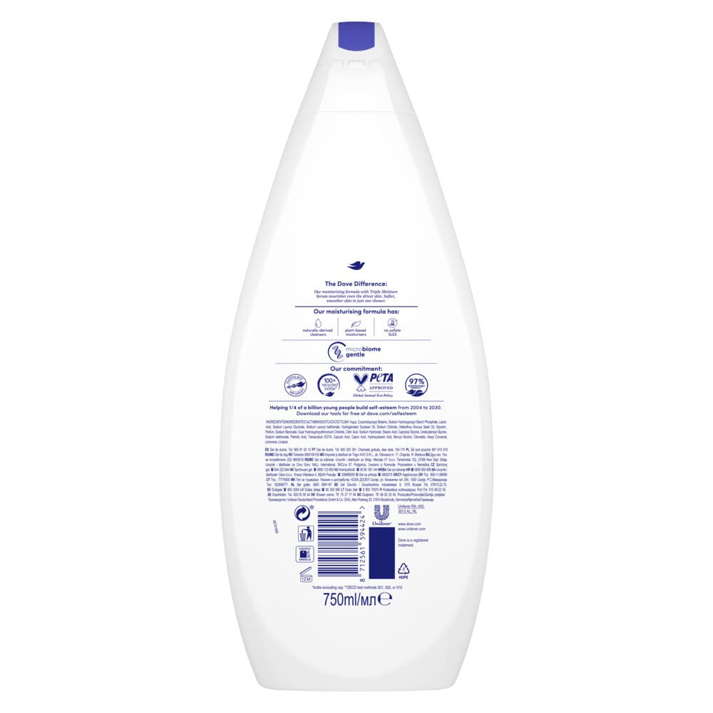 Dove Moisturizing Bath 750ml