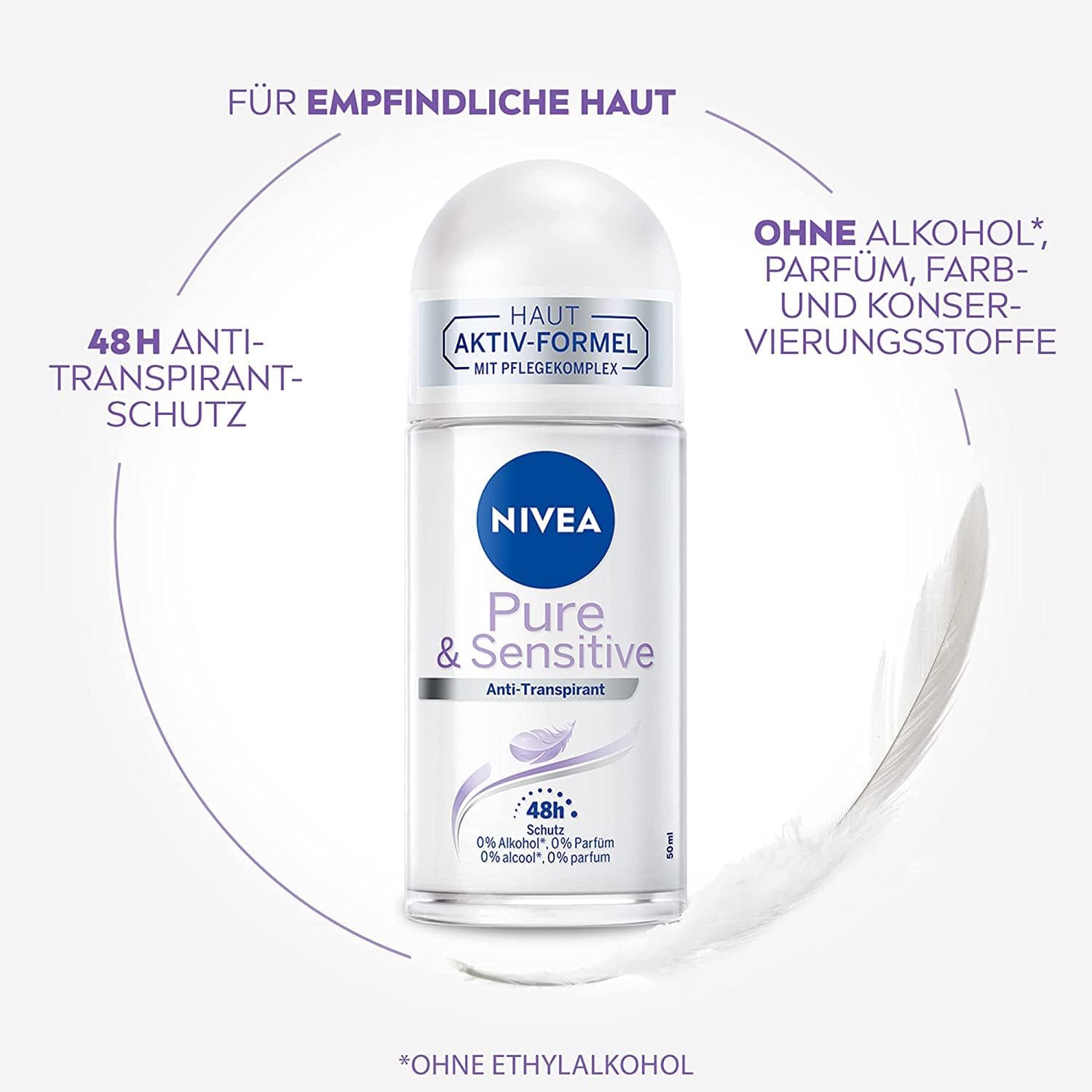 Nivea Roll-On 50 ml.	Pure & Sensitive
