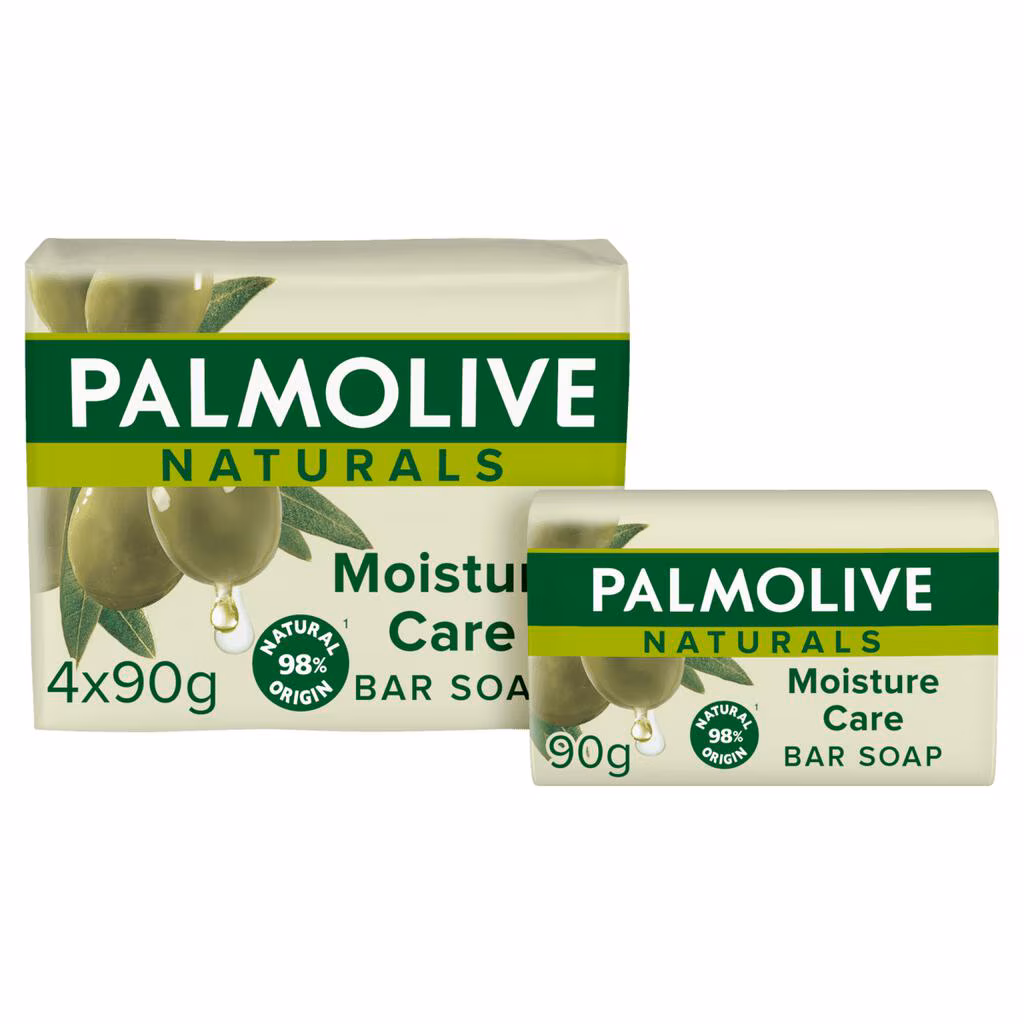 Palmolive Zeepblok 4-pak 90 gr	Olijf (groen)