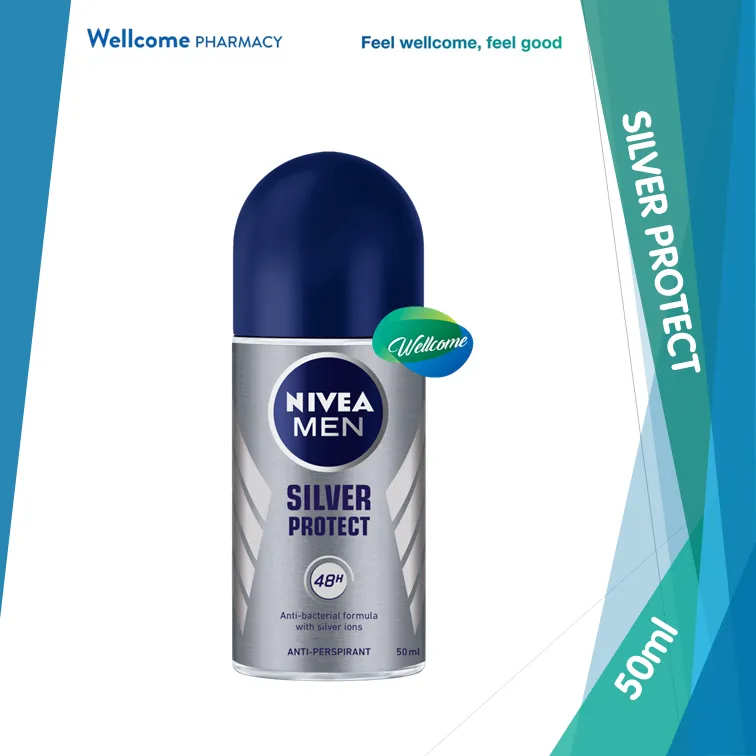 Nivea Roll-On 50 ml. For Men	Silver Protect