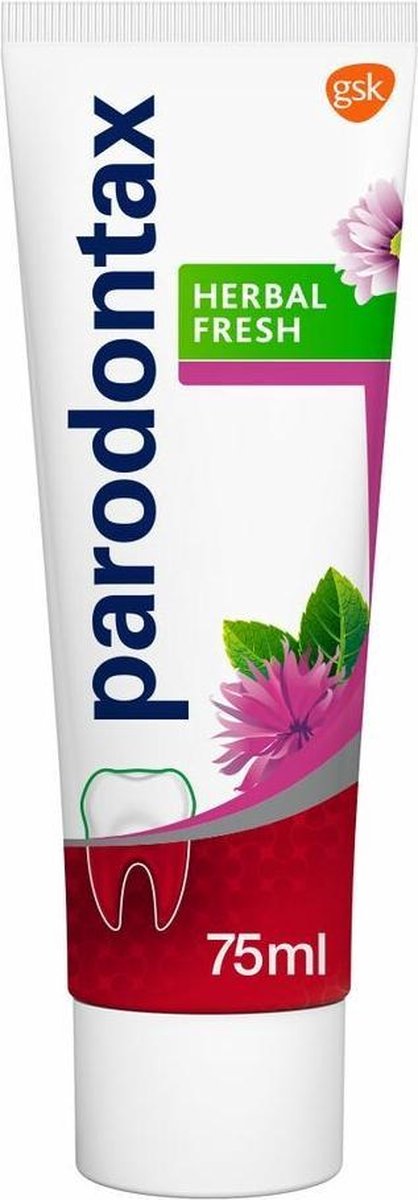 Parodontax Tandpasta 75ml.	Herbal Fresh