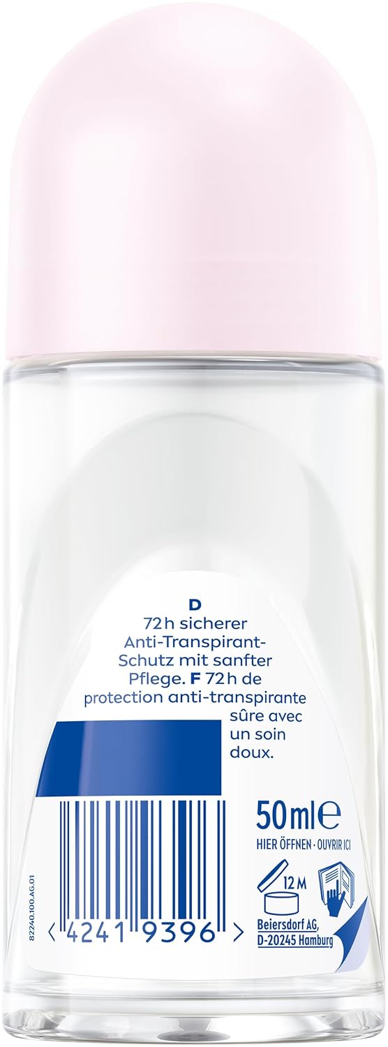 NIVEA Roll-On 50 ml – Black & White Invisible Max Protection