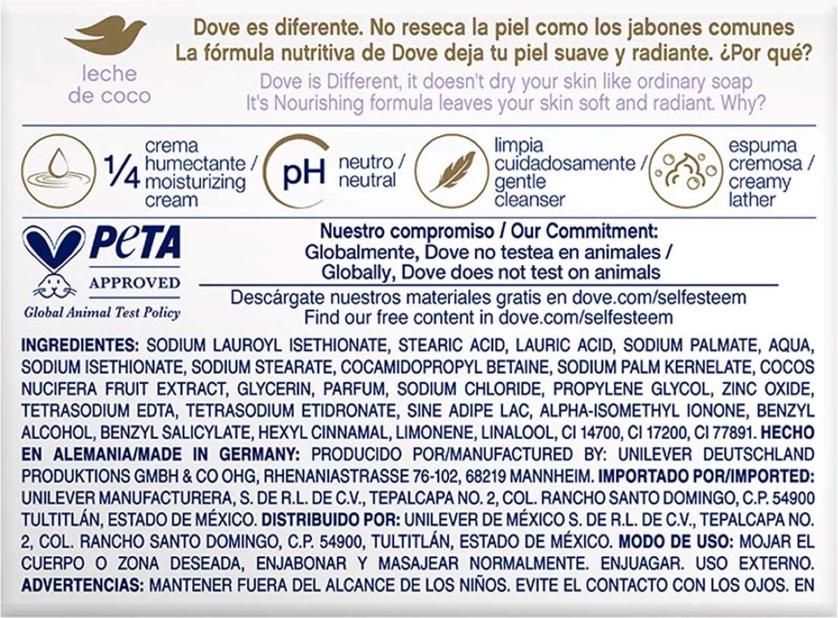 Dove Toiletzeep 90 gr.	Relaxing (Coconut Milk & Jasmine)