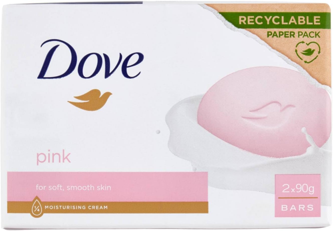 Dove Cream Bar Pink 2 Pack 2x90g