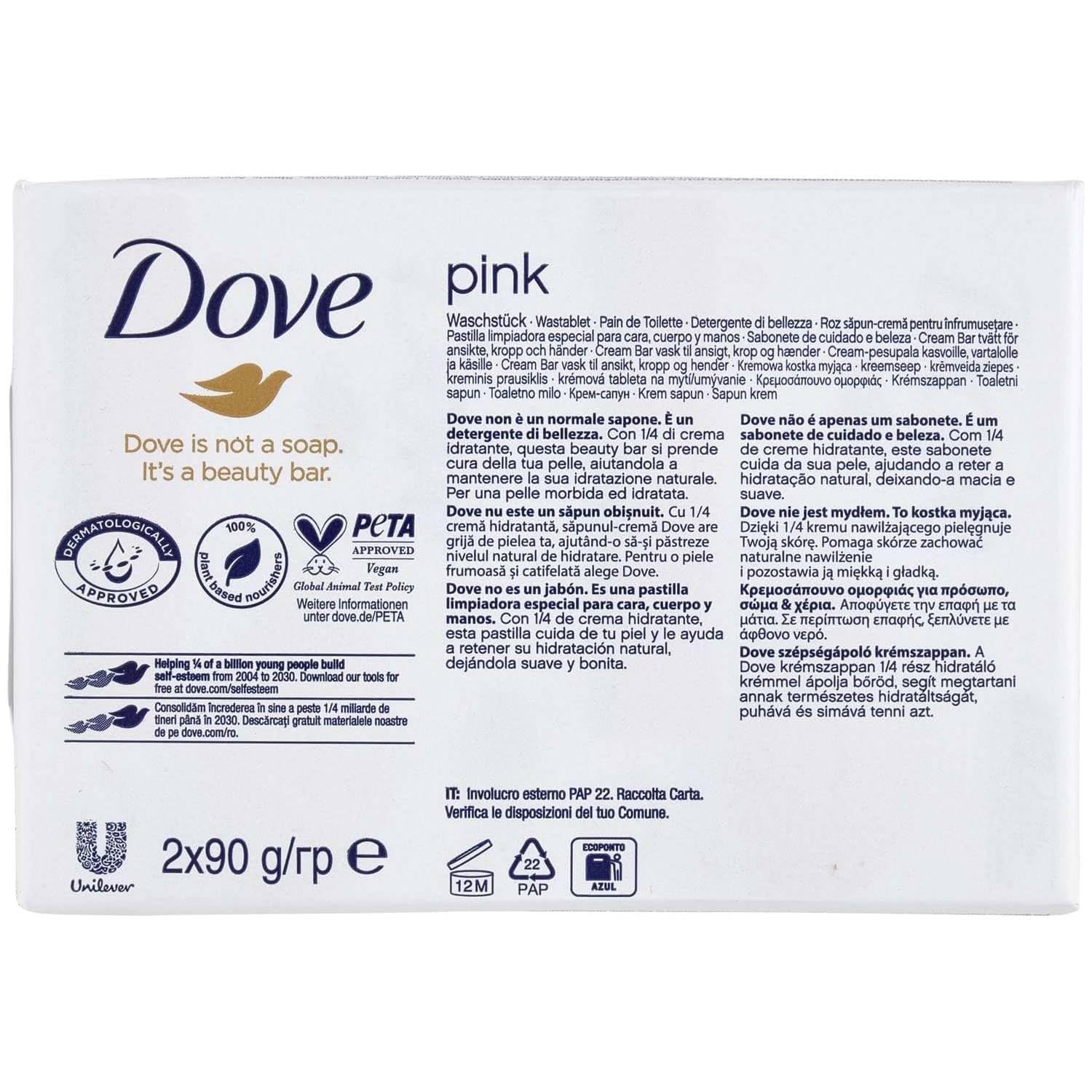Dove Toiletzeep 90 gr.	Pink