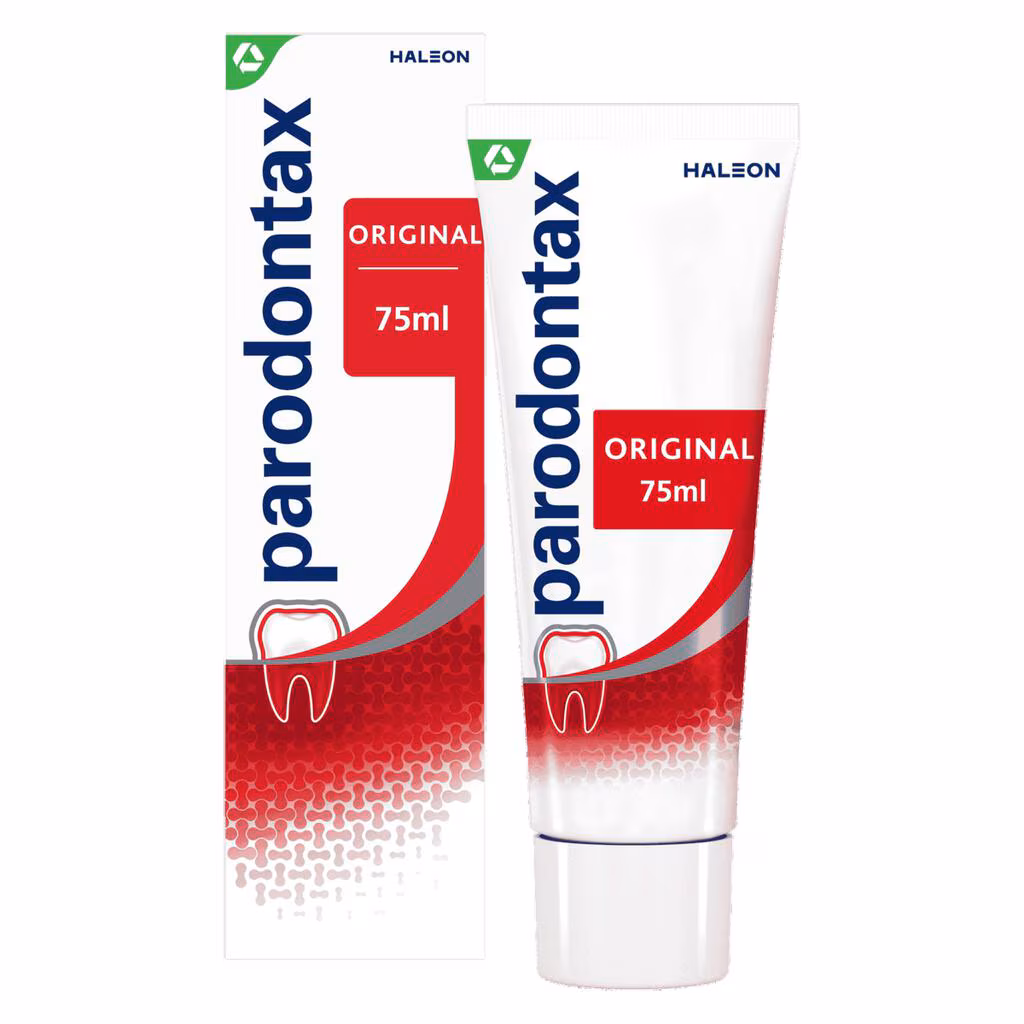 Parodontax Tandpasta 75ml.	Fluor/Original