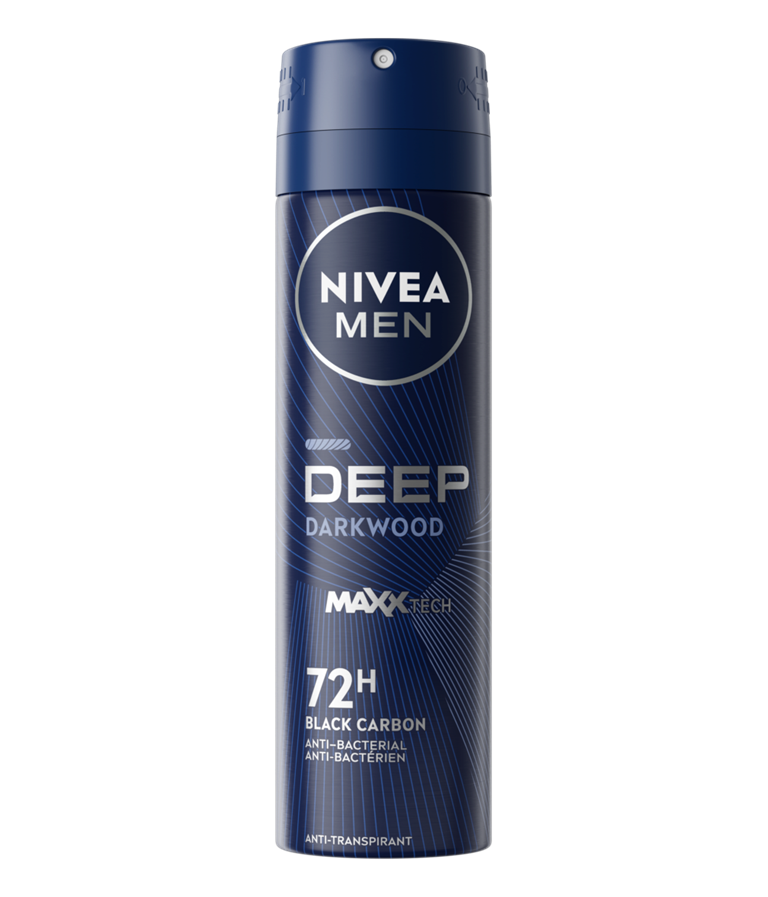 Nivea Deospray 150 ml. MEN	Deep Darkwood Black Carbon
