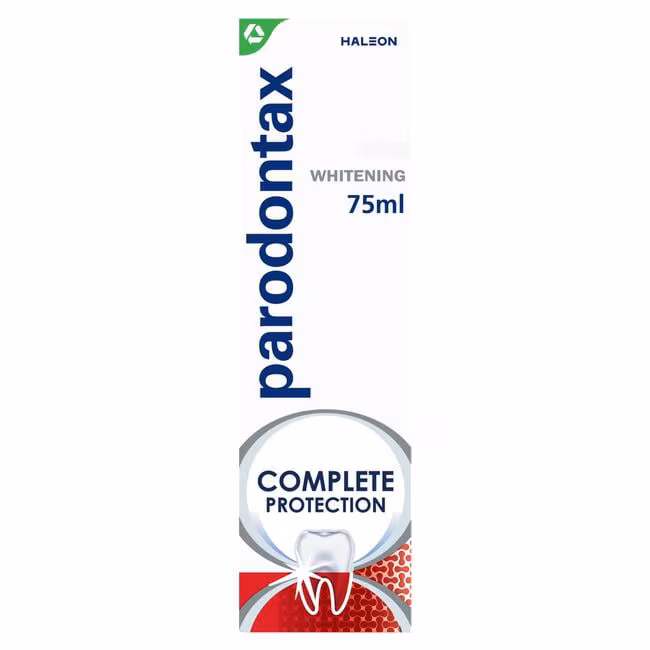 Parodontax Tandpasta 75 ml.	Complete Protection Whitening