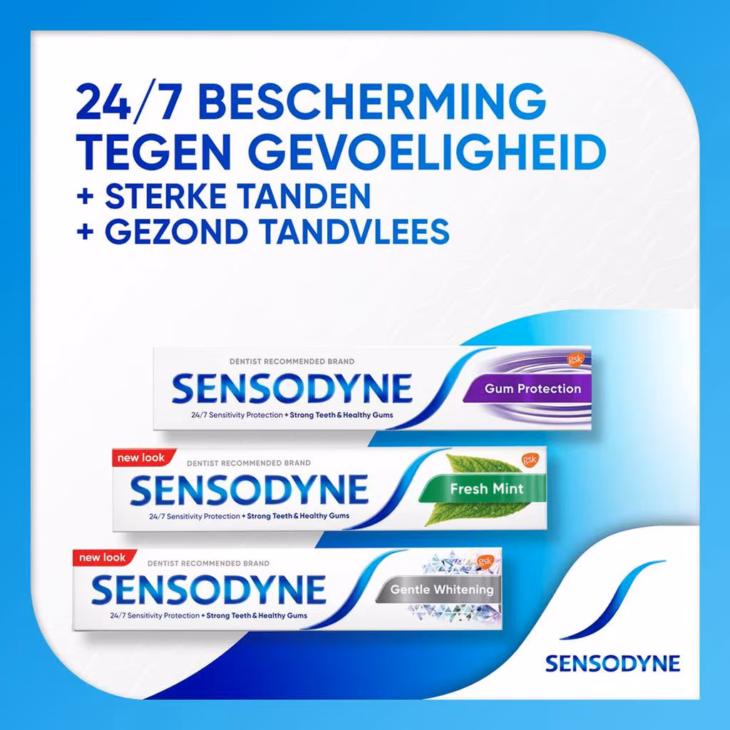 Sensodyne Tandpasta 75 ml.	Tandvlees Bescherming