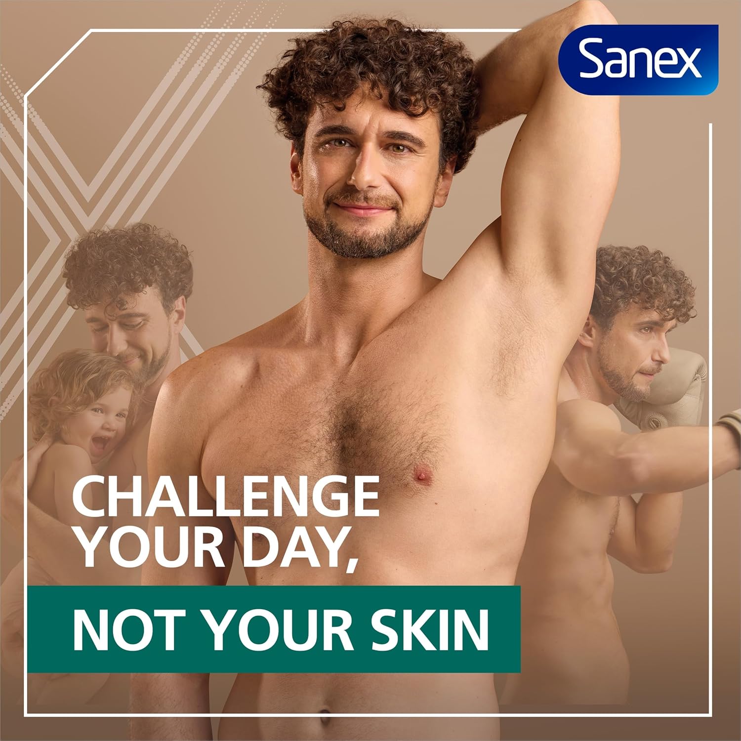 Sanex Roller 50 ml.	For Men Sensitive