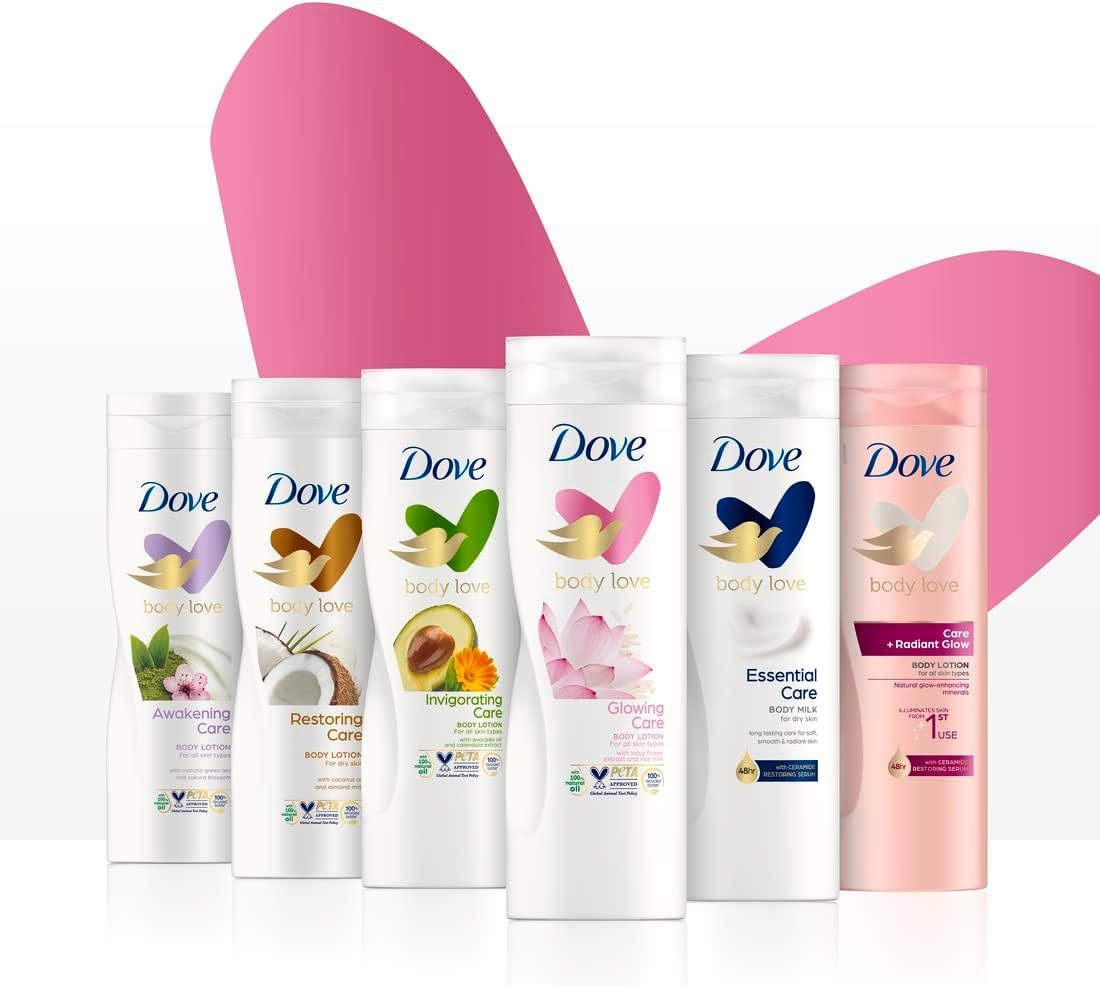 Dove Body Lotion Glowing (Radiant) Ritual Lotus Flower - voor alle huidtypes