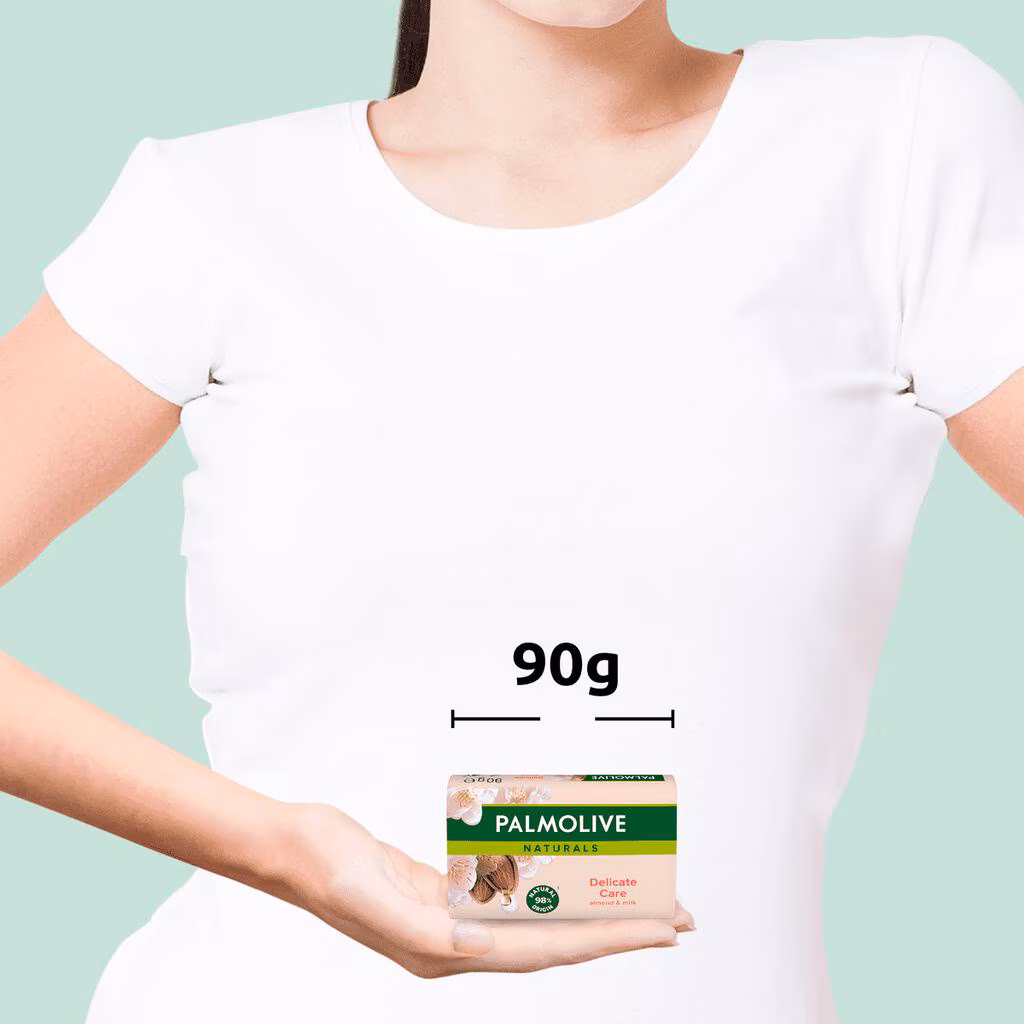 Palmolive Zeepblok 4-pak 90 gr	Amandel (Delicate Care)
