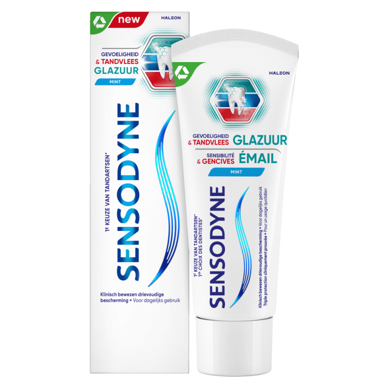 Sensodyne Tandpasta 75 ml.	Gevoeligheid & Tandvlees Glazuur(Mint)