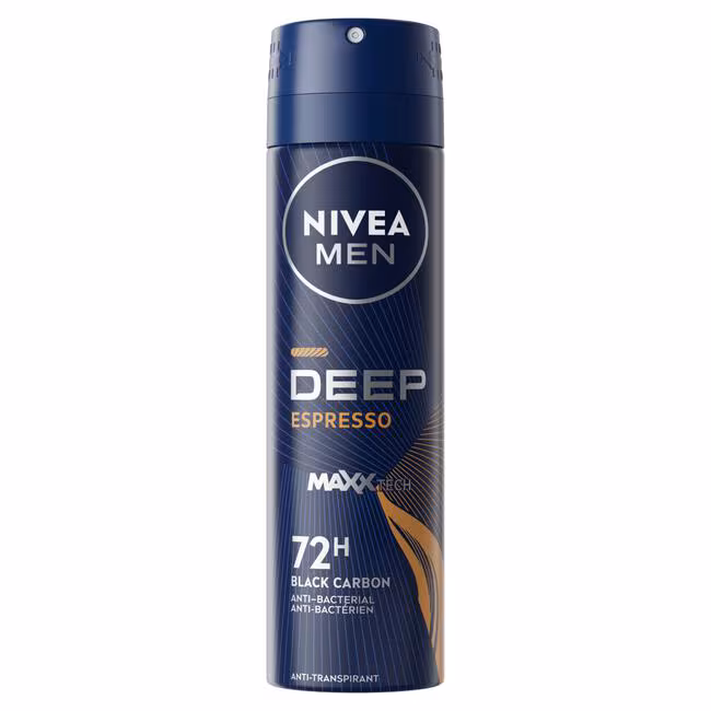 Nivea Deospray 150 ml. MEN	Deep Black Carbon Espresso