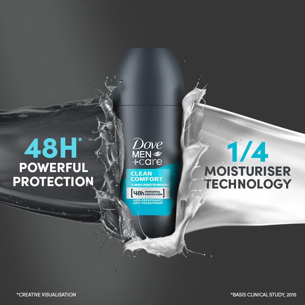 Dove Roll-On 50 ml. Men+Care (Nieuw)	Clean Comfort 48h