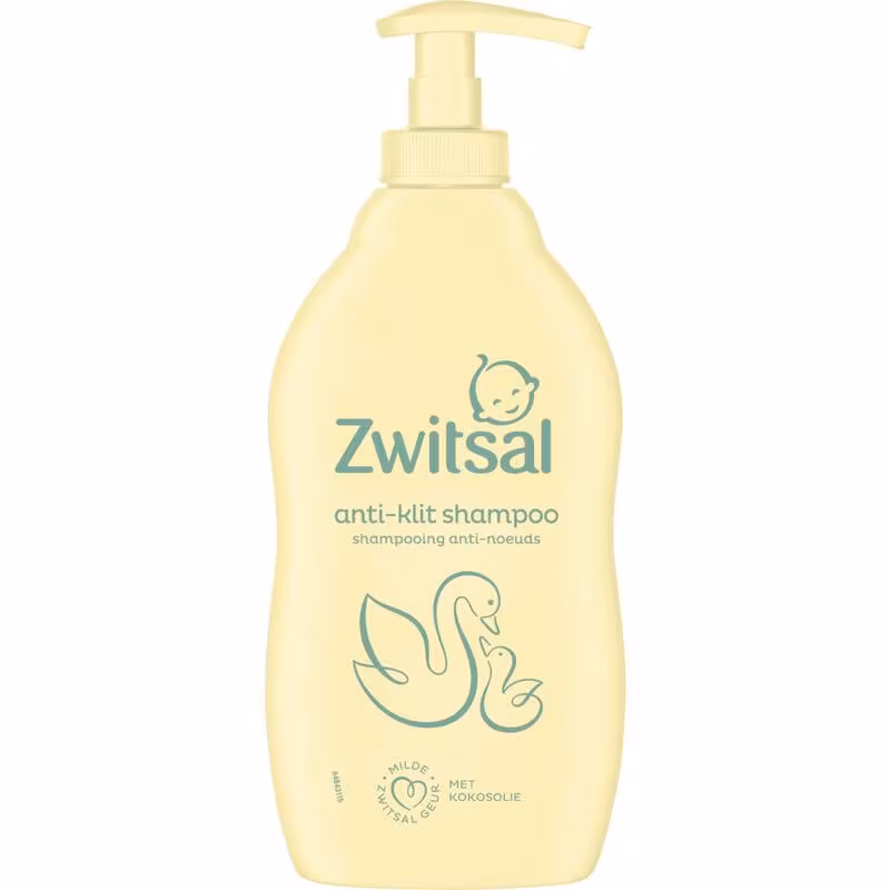 Zwitsal Shampoo 400 ml. + Pomp	Anti-Klit Shampoo