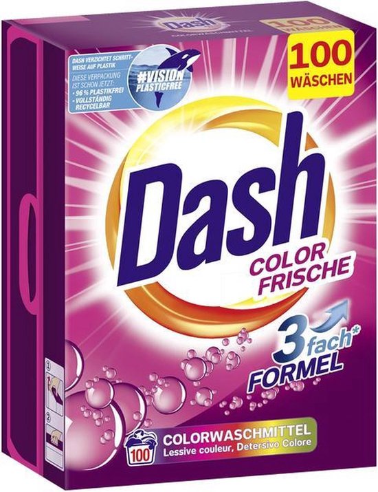 Dash Laundry Powder 100 Washes 6kg Color Fresh