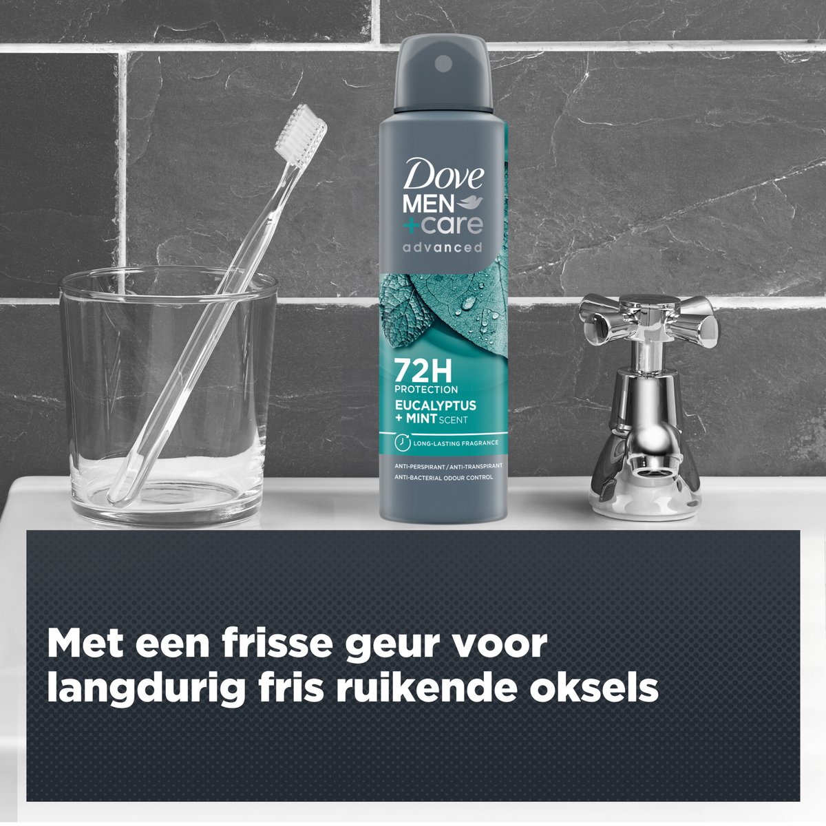 Dove Deospray 150 ml. Men+Care	Eucalyptus + Mint 72H