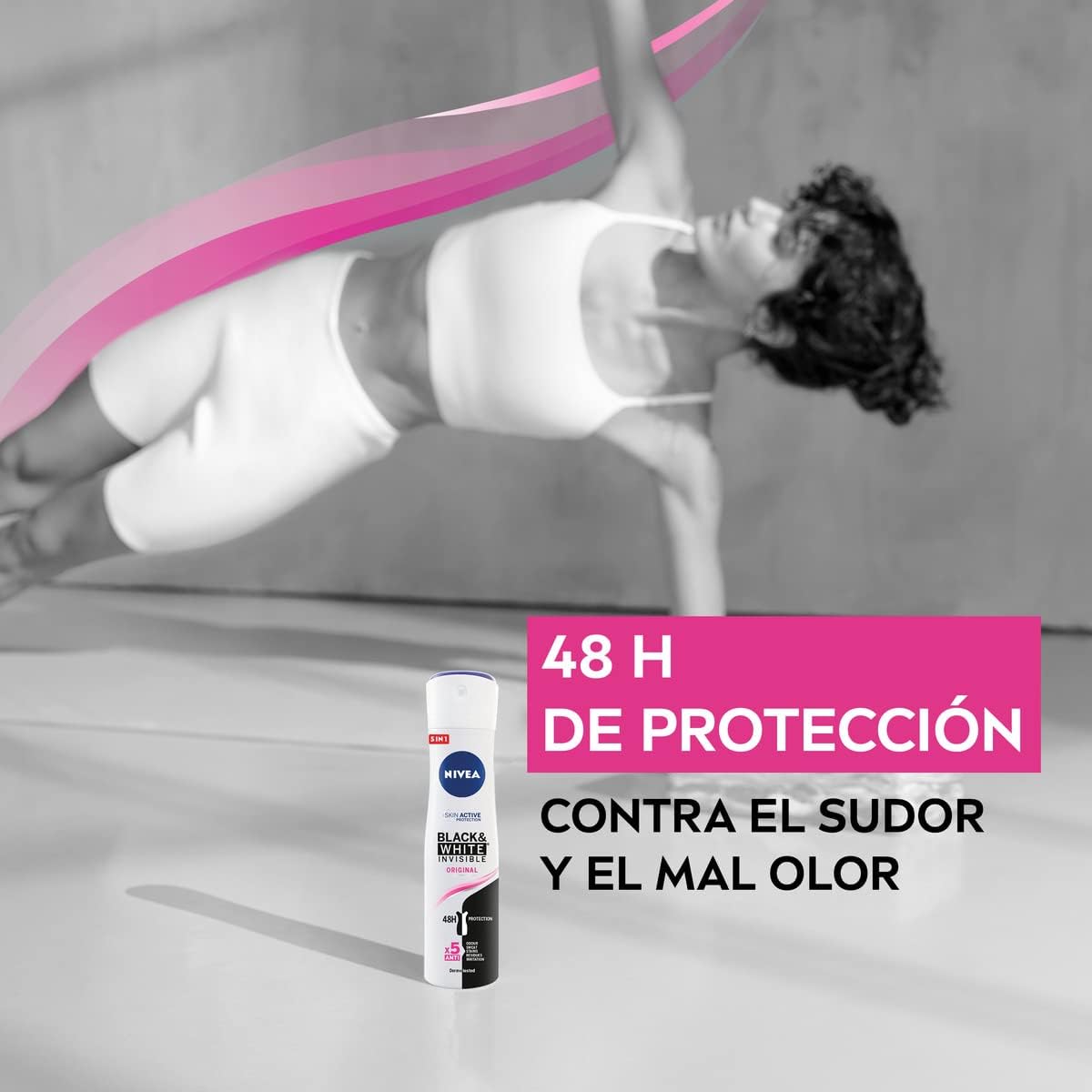 Nivea Deospray 150 ml.	Invisible Black&White Original