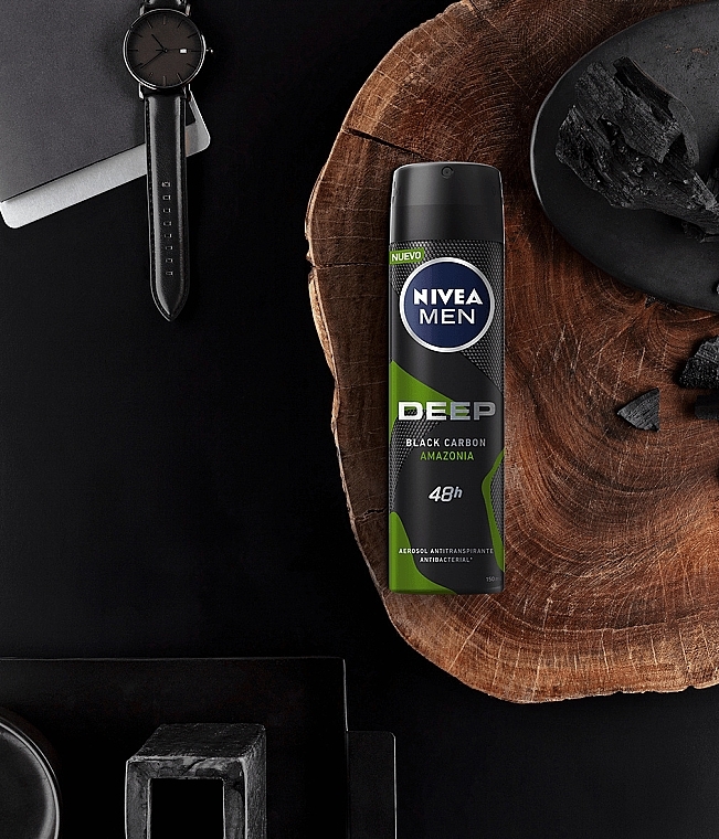 Nivea Deospray 150 ml. MEN	Deep Black Carbon Amazonia